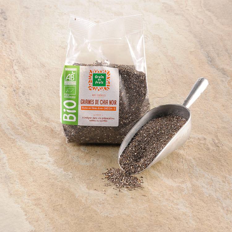 Les Graines de chia noir BIO