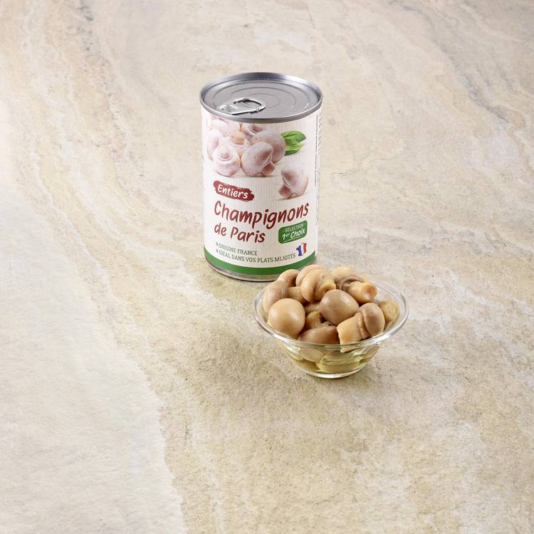 Les Champignons de Paris entiers