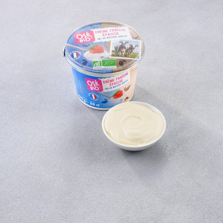 La Crème fraîche épaisse BIO
