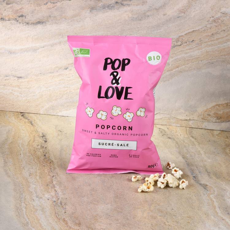 Les Popcorn sucrés salés BIO