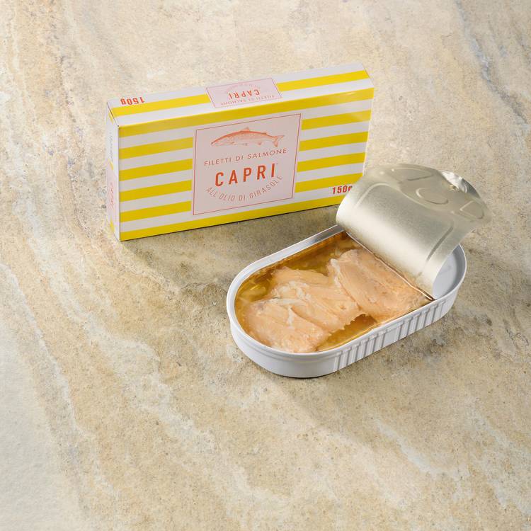 Les Filets de saumon à l'huile "Capri"