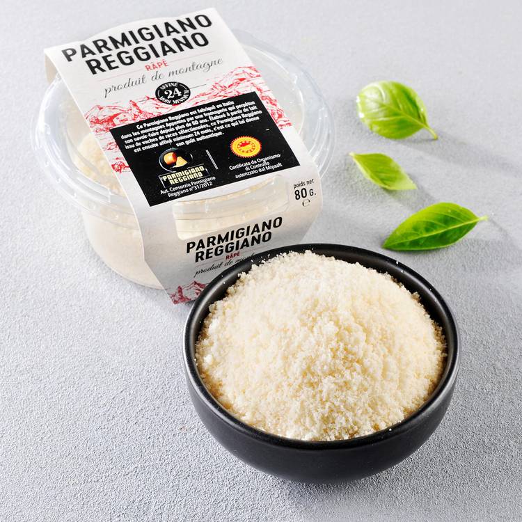 Le Parmigiano reggiano DOP râpé 24 mois