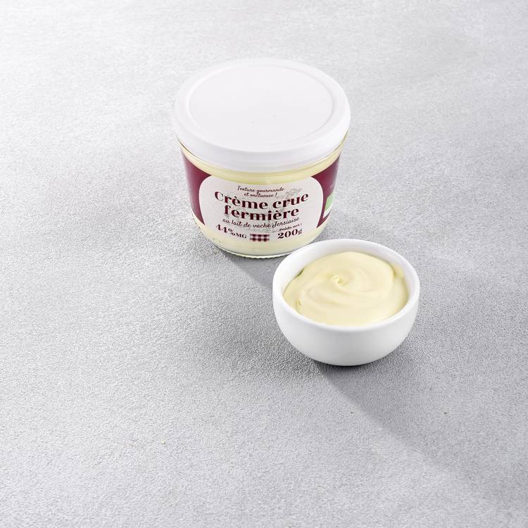 La Crème fraiche épaisse crue 44% BIO