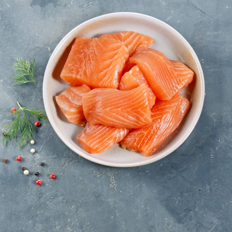La Poêlée de saumon sans peau