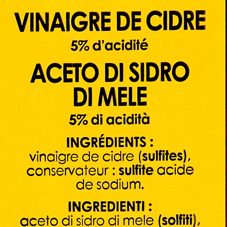 Le Vinaigre de cidre