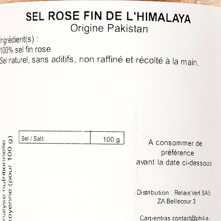 Le Sel rose fin de l'Himalaya