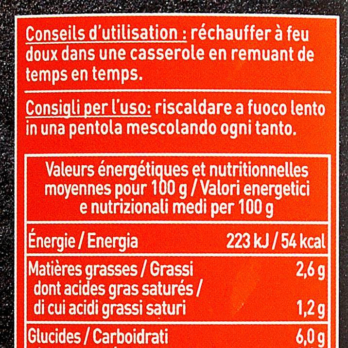 Le  Velouté de tomates et basilic BIO