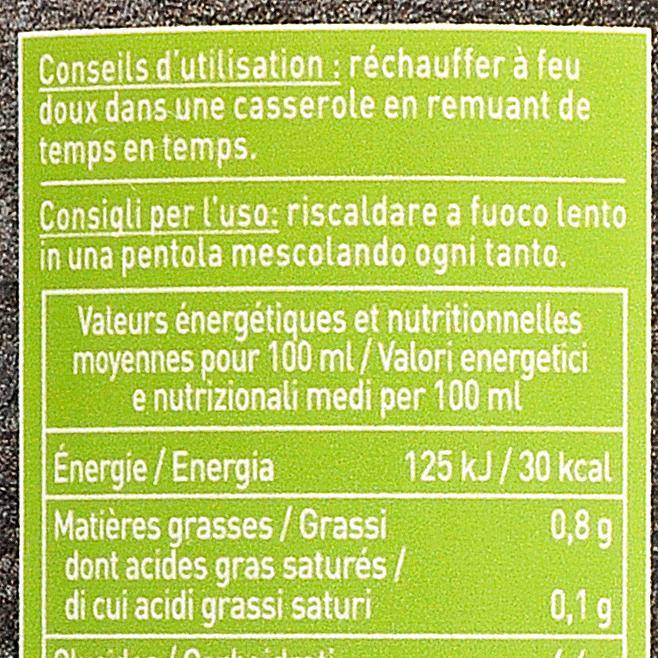 Le  Velouté de légumes variés BIO