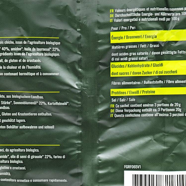 Les Chips de pois chiches BIO