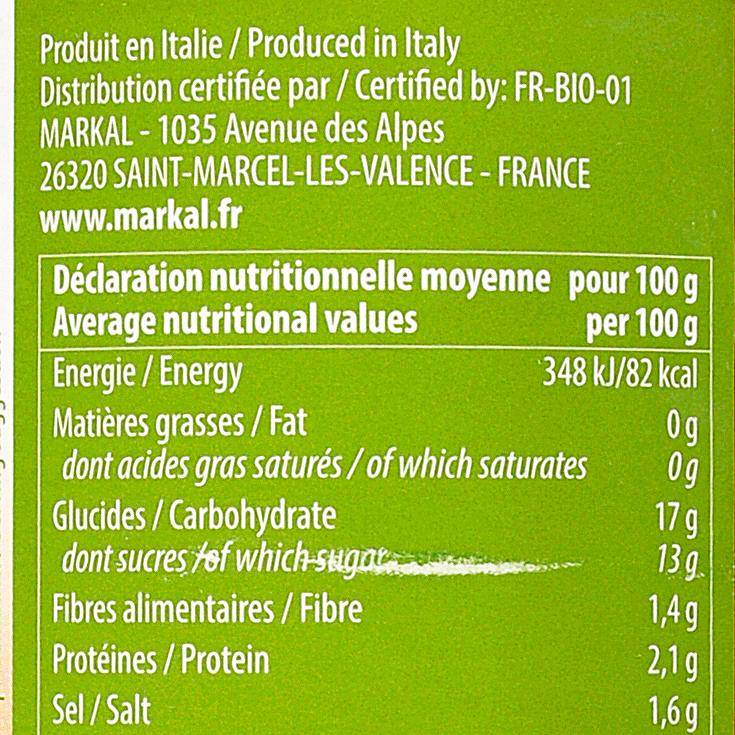 Le Ketchup sans sucres ajoutés BIO