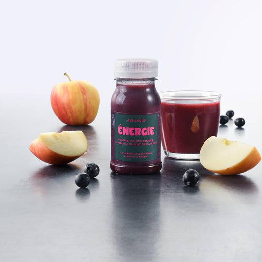 Le Boost myrtille, piment et guarana