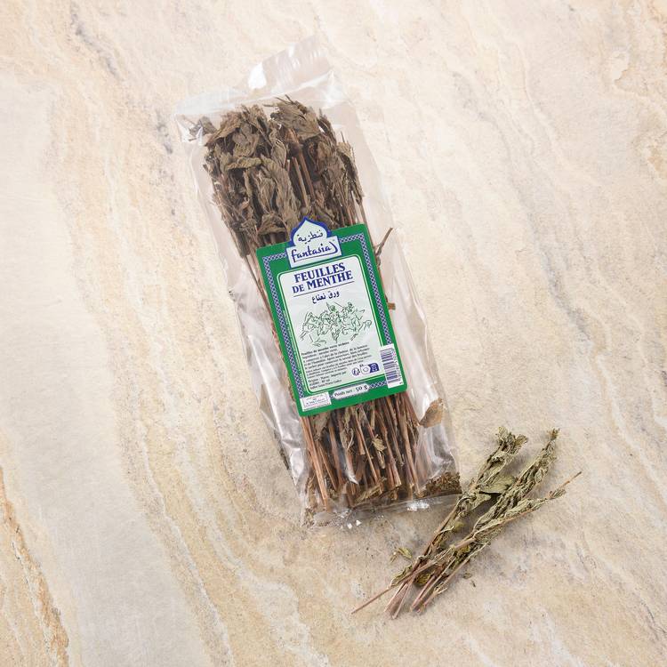 Les Feuilles de menthe séchées