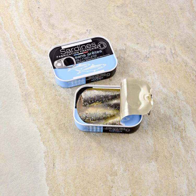 Les Sardines sans arêtes au naturel