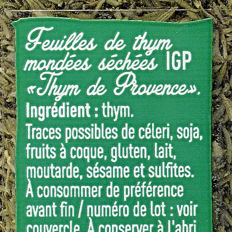 Le Thym de  Provence  IGP