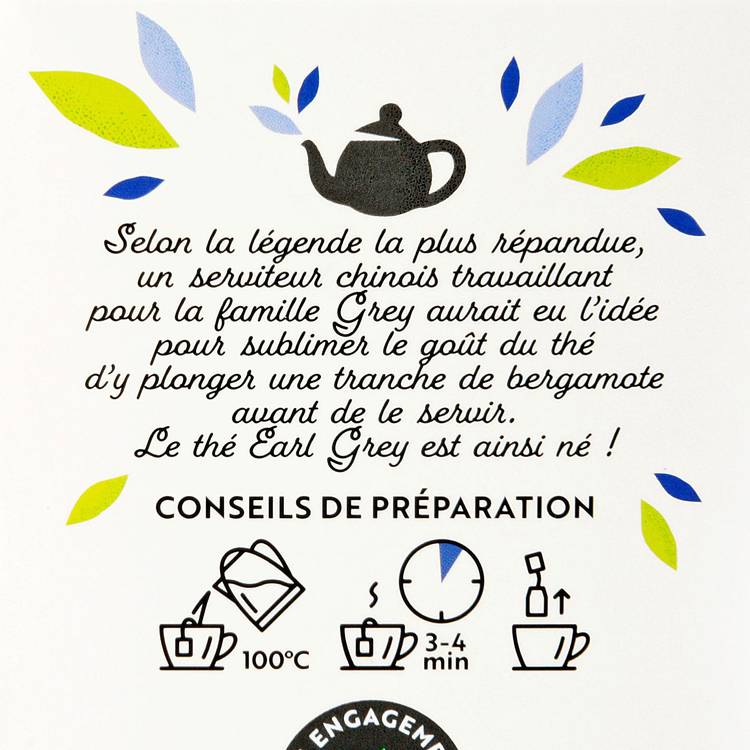 Le Thé noir Earl Grey