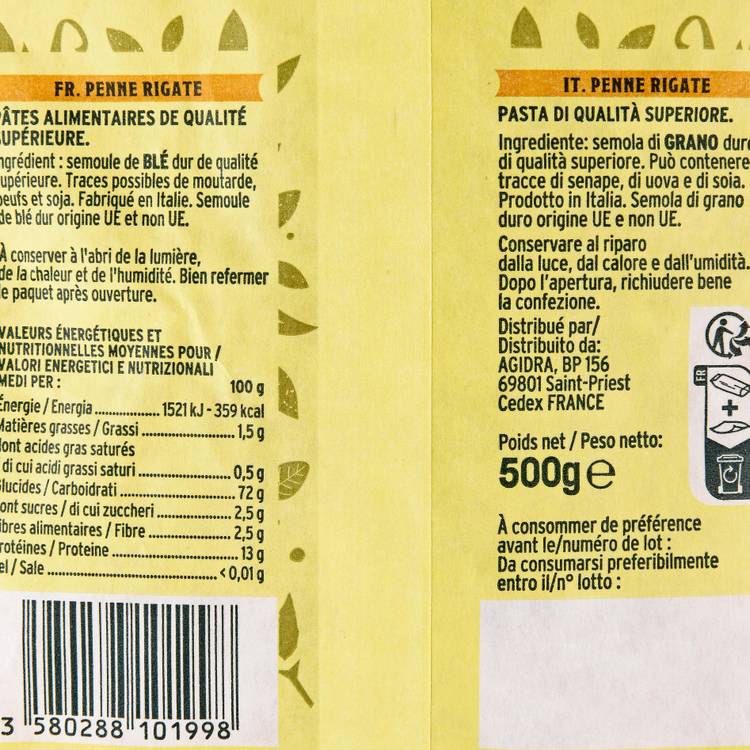 Les Penne rigate "Conti"