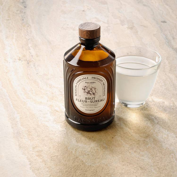 Le Sirop saveur fleur de sureau brut BIO