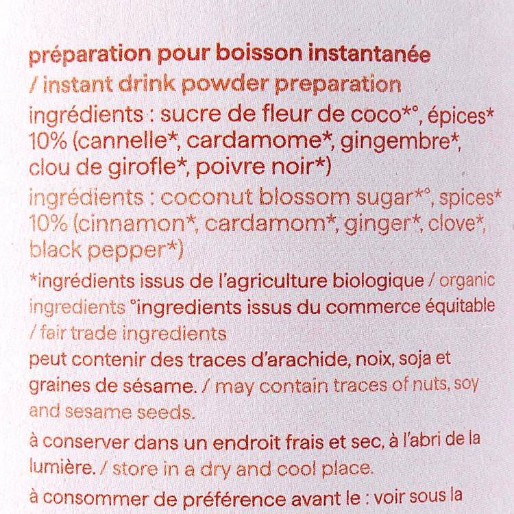 Le Latte original chaï BIO