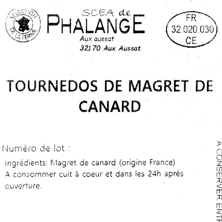 Les Tournedos de canard