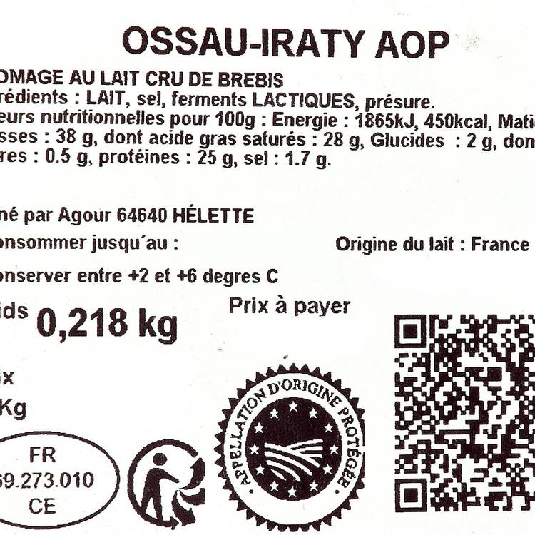 L'Ossau-Iraty AOP