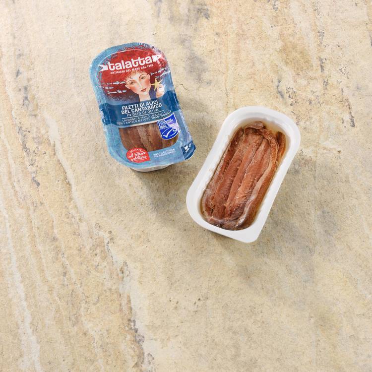 Les Filets d’anchois de Cantabrie à l’huile d’olive
