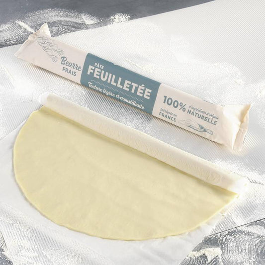 La Pâte feuilletée au beurre frais