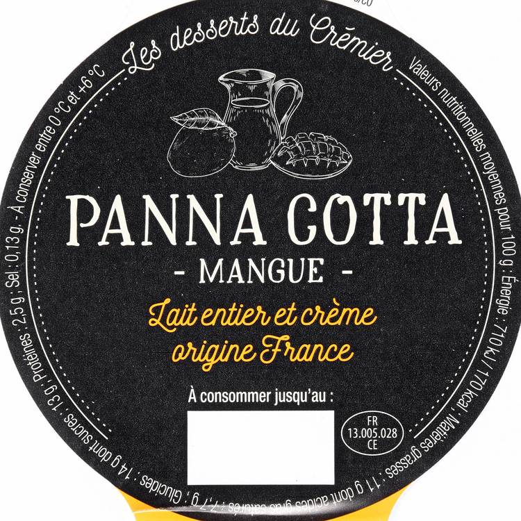 La Panna cotta mangue