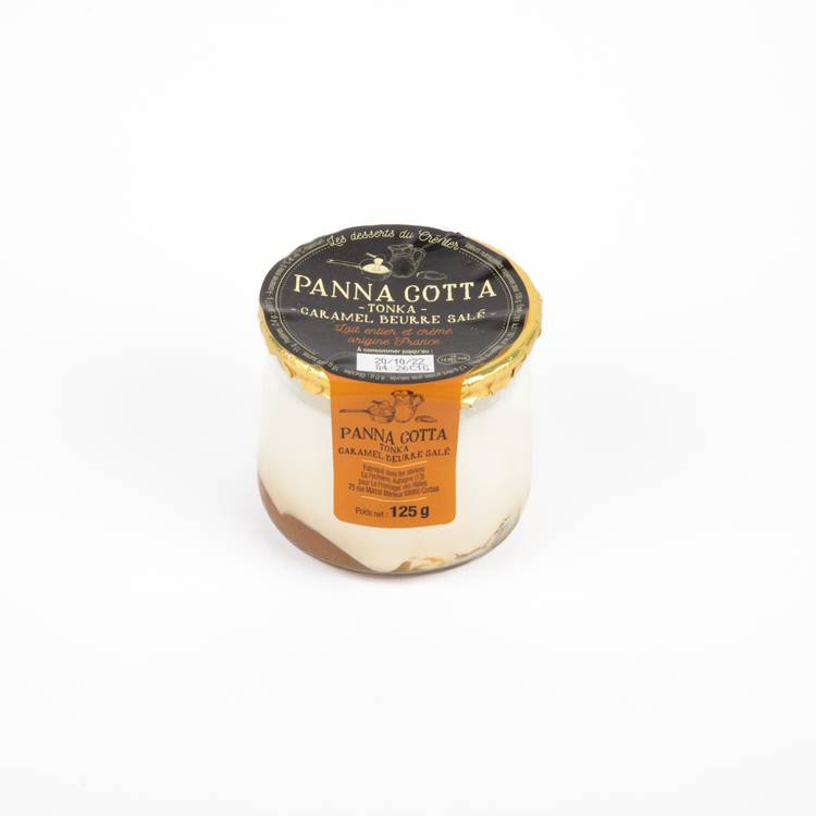 La Panna Cotta tonka et caramel beurre salé