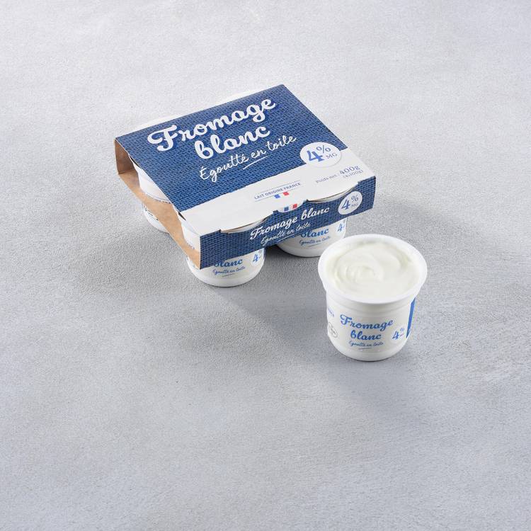 Les Fromages blancs 4%