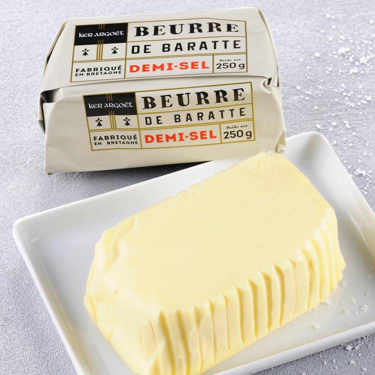 Le Beurre de baratte demi-sel "Ker Argoët" 250g