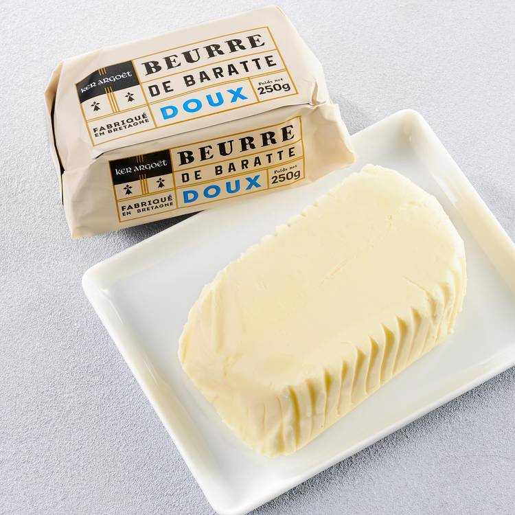 Le Beurre de baratte doux  "Ker Argoët"