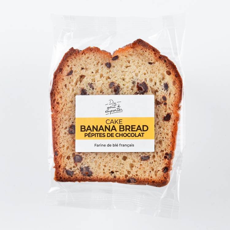 Le Banana bread aux pépites de chocolat
